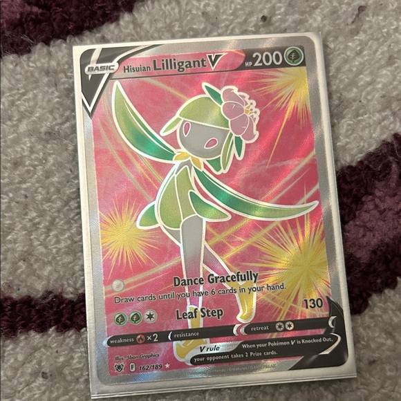 Pokemon | Toys | Pokemon Hisuian Lilligant V Trading Card Green And Pink | Poshmark Pokemon | Toys | Pokemon Hisuian Lilligant V Trading Card Green And Pink | Poshmark